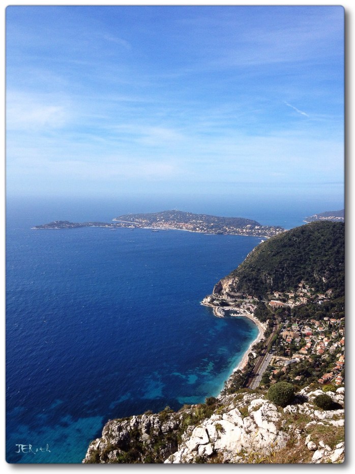 Côte d'Azur, On Top of the world when taking in the expansive vista from Chateau de la Chèvre d'Or,  Eze en Provence, France